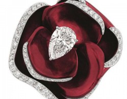 彩色漆绘珠宝，对比迪奥玫瑰戒指，香奈儿山茶花手镯更具艺术美感